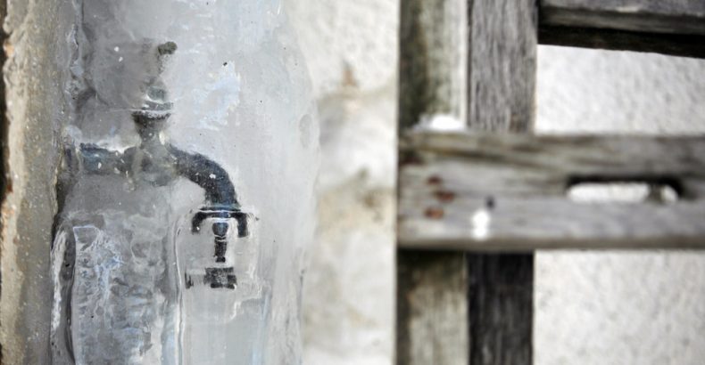 frozen spigot