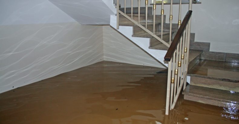 flooded home