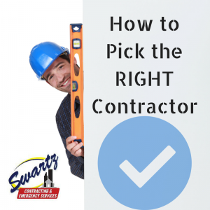 picking the right contractor