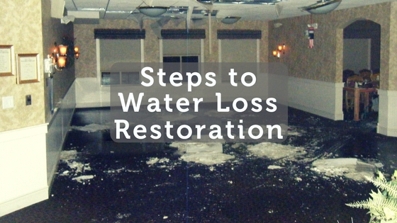 Steps to Water Loss Restoration