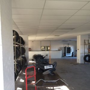 commercial remodel lobby before