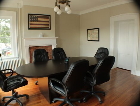 commercial remodel conference room after