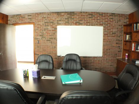 commercial remodel conference room after