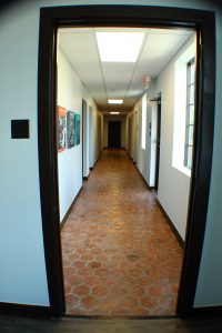 commercial remodel hallway after