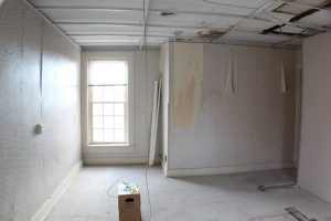 commercial remodel office before