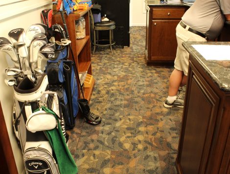 water damage restoration golf course pro shop after