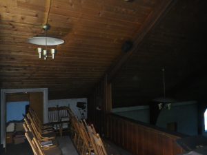 swartz contracting and emergency services fire damage before choir loft 1