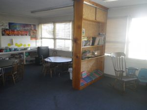 swartz contracting and emergency services fire damage before classroom A 4