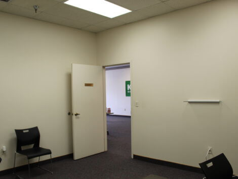 commercial office remodel before