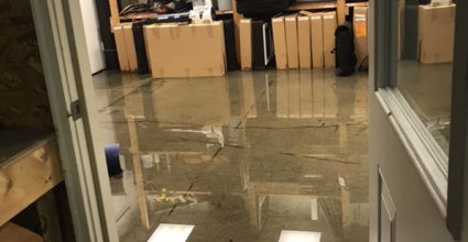 Commercial Water Damage Before