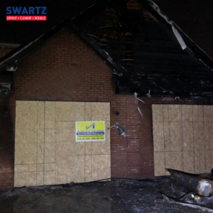 Property Board-Up after a Fire