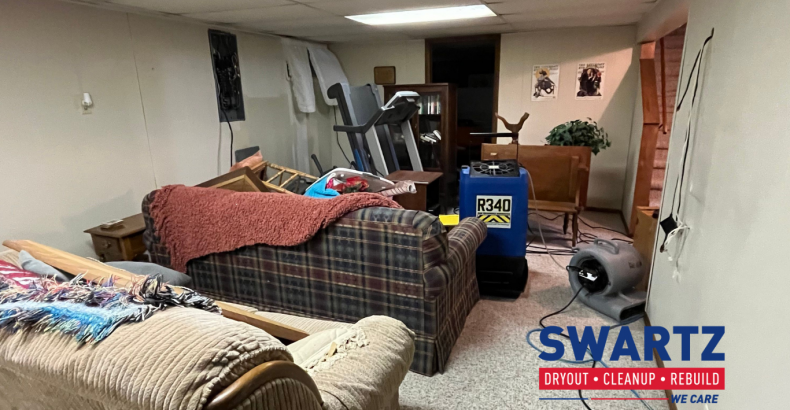 Water in a Finished Basement