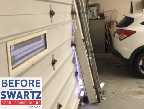 Vehicle Damage to Garage