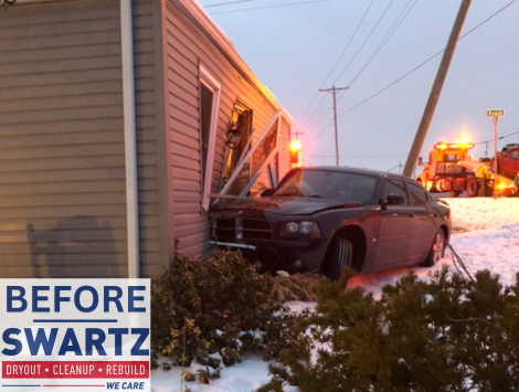 Vehicle Damage to Front Door