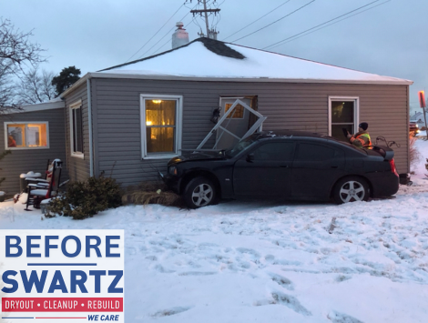 Vehicle Damage to Front Door