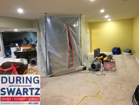 Water Damage in Basement